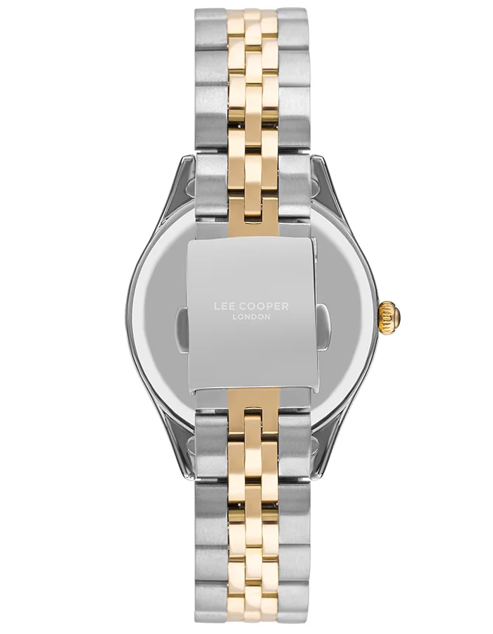 Lee Cooper Lee Cooper LC07333.230 Women's Multi Function Display Watch & Metal Strap Silver/Gold