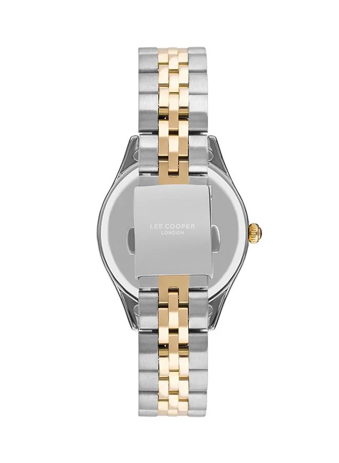 Lee Cooper Lee Cooper LC07333.230 Women's Multi Function Display Watch & Metal Strap Silver/Gold
