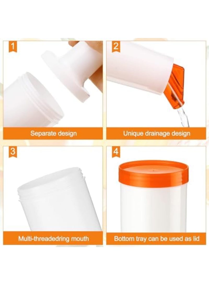 SYOSI 6 Pack Colorful Juice Pouring Bottles, Fruit Juice and Liquor Pour Bottles, 34 oz Plastic Juice Dispensers, Bar Supplies Pour Bottles for Bar, Home, Kitchen Party Supplies Liquor Juice Store(6 Colors) - Image 2