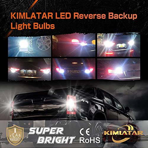 KIMLATAR 3157 LED Bulbs for Back Up Reverse Lights, CANBUS Error Free, CSP 6-SMD 300% Upgraded 6500K High Brightness 3156 LED Reverse Light Bulbs（Pack of 2） - Image 5