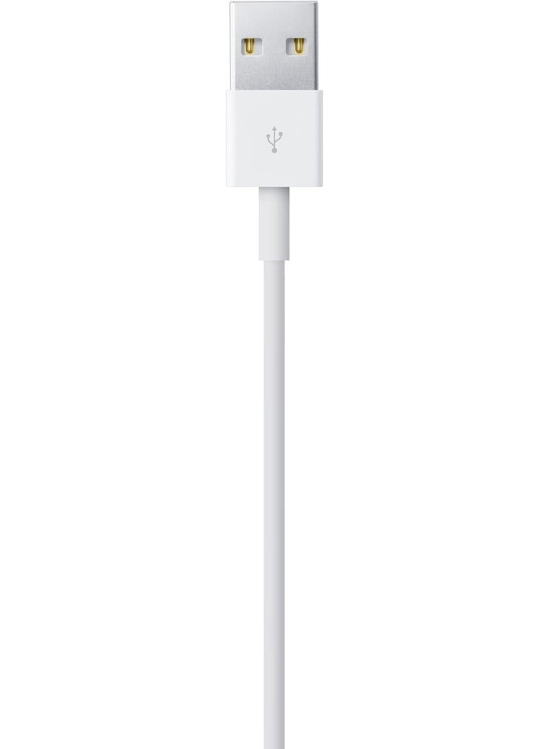 كابل شحن ومزامنة أبيض 1 متر من Lightning إلى USB-A متوافق مع آيفون - Image 4