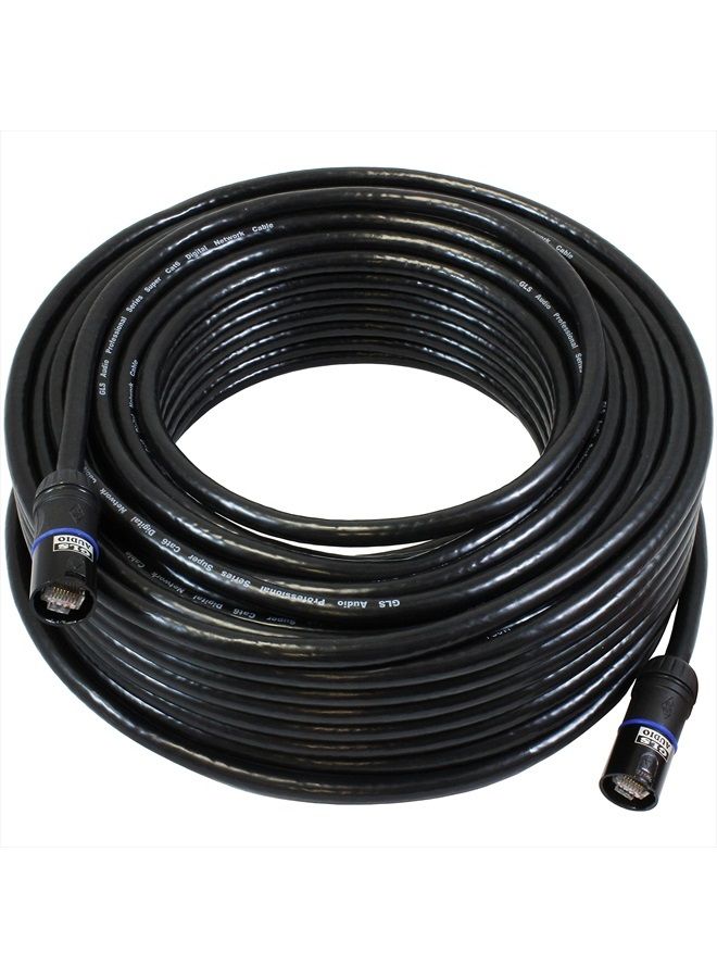 GLS Audio 100-Feet Ethercon Compatible RJ45 Cat6 Cable OFC Pro Tour Heavy Duty G-Shell G45 - Image 1