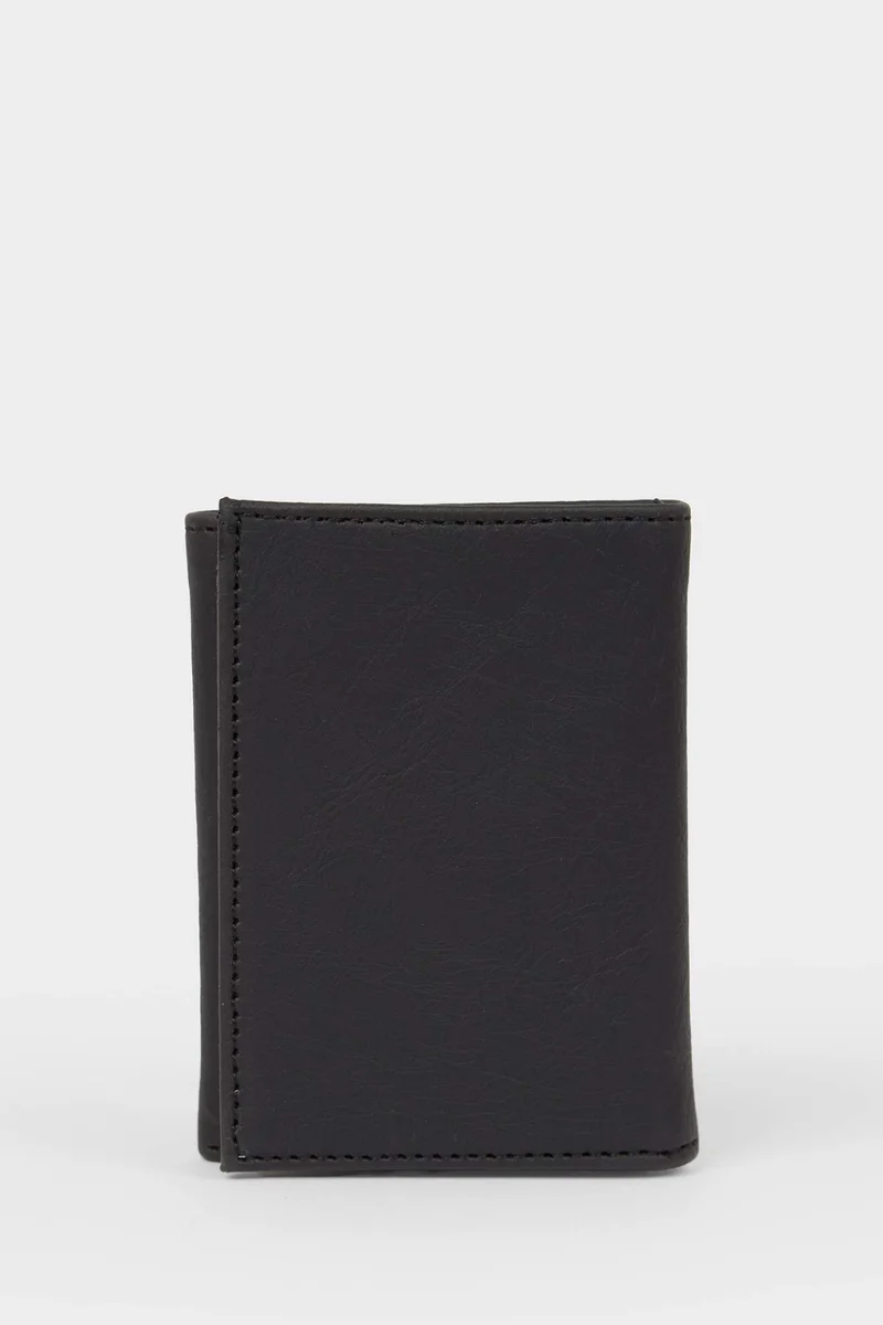 Defacto Man Faux Leather Business Card Wallet