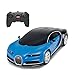 RASTAR Bugatti Veyron Chiron RC Car 124 Scale Remote Control Toy Car Bugatti Chiron RC Model Vehicle for Kids Blue - Image 3
