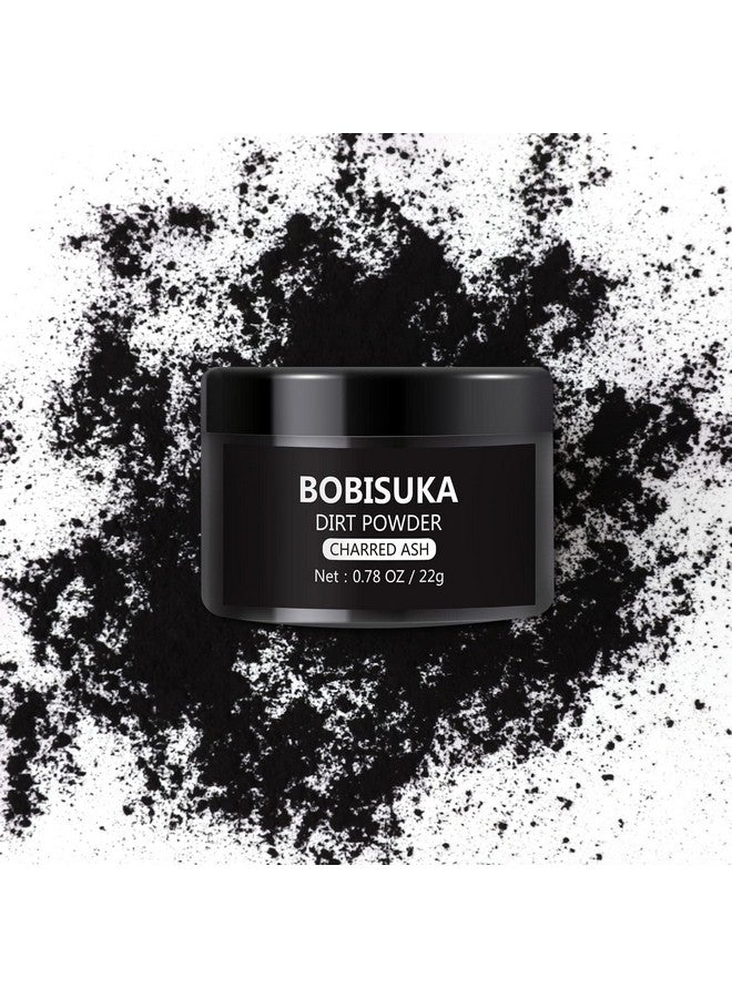 BOBISUKA Makeup Special Effects Dirt Powder for Halloween Makeup Theme Party Wedding Movies Stage Performances Cosplay(0.78 oz)(Charred Ash) - Image 1