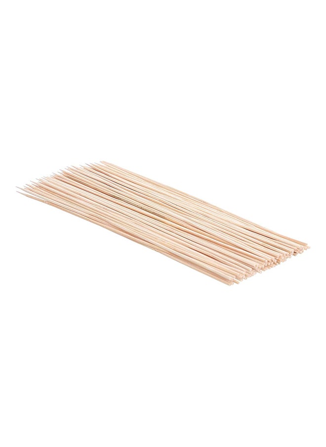 Generic عيدان تناول الطعام (100 قطعة باللون البيج) 