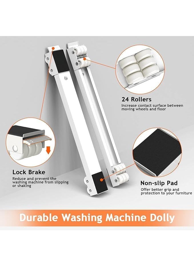 AGLAUROS - AGLAUROS Heavy Load Furniture Lifter Mover Tool SetHeavy Duty Extensible Appliance Roller is Suitable for Washing Machines Refrigerators Adjustable Height Lifting Tool - Image 1