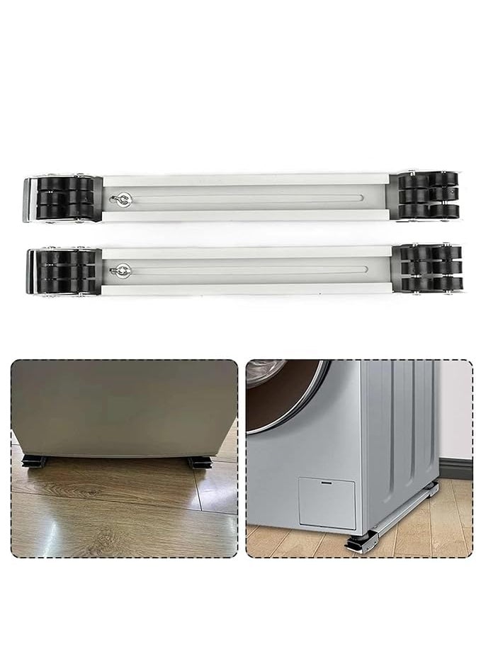AGLAUROS - AGLAUROS Heavy Load Furniture Lifter Mover Tool SetHeavy Duty Extensible Appliance Roller is Suitable for Washing Machines Refrigerators Adjustable Height Lifting Tool - Image 1