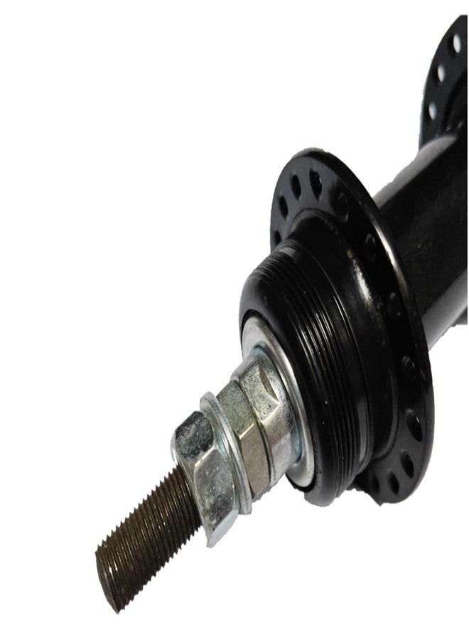 CYBIC Rear Disc Brake Bicycle Hub, Black, 36 Holes, Threaded Mount - Image 3