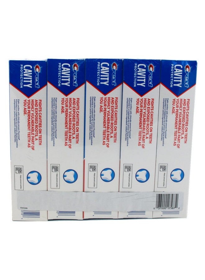 كرست معجون أسنان كريست لحماية الأسنان من التسوس، 8.2 أونصة، عبوة من 5 قطع (عبوة من قطعتين) - Image 2