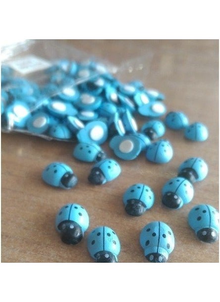 CICI - Blue Ladybug Adhesive 100 Pieces - Image 1