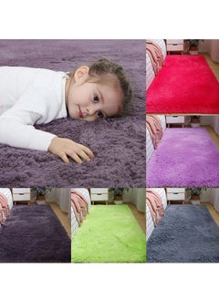 KYD Soft Rugs Fluffy Carpets Tie-Dye Rugs for Living Room Bedroom Nursery Home Decor Non-Slip Machine Washable Carpet Home Decorative Carpet 100x160 cm  - Image 5