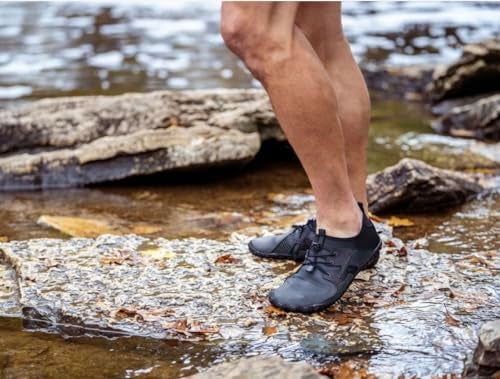 FITKICKS HydroSport LandtoWater Footwear Unisex Barefoot Shoes Ideal for Beach Yoga Surf Camping Accessories Versatile Barefoot Shoes for Men and Women Black Mens 9 Womens 11 - Image 3