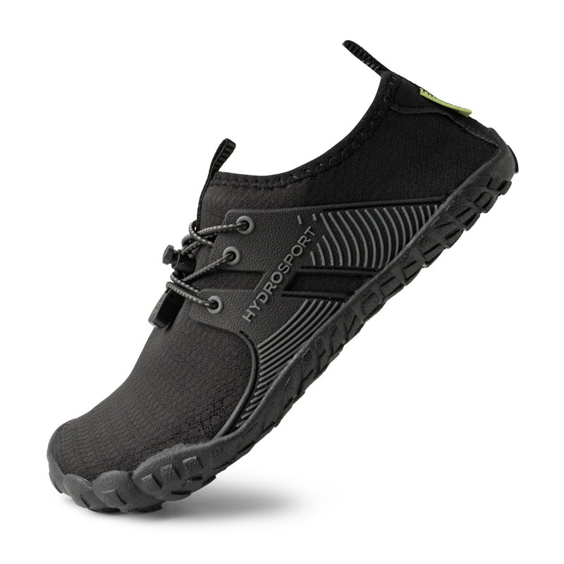 FITKICKS HydroSport LandtoWater Footwear Unisex Barefoot Shoes Ideal for Beach Yoga Surf Camping Accessories Versatile Barefoot Shoes for Men and Women Black Mens 9 Womens 11 - Image 2