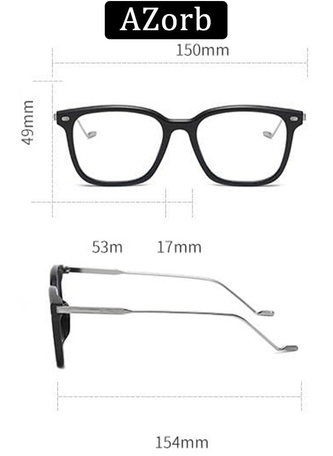 AZorb Blue Light Glasses for Women Men - High Metal Quality Eye Glasses Anti Blue Light Blocking Glasses Gaming Reading Computer Glasses Eyeglasses Accessories UV Protection  - Image 5