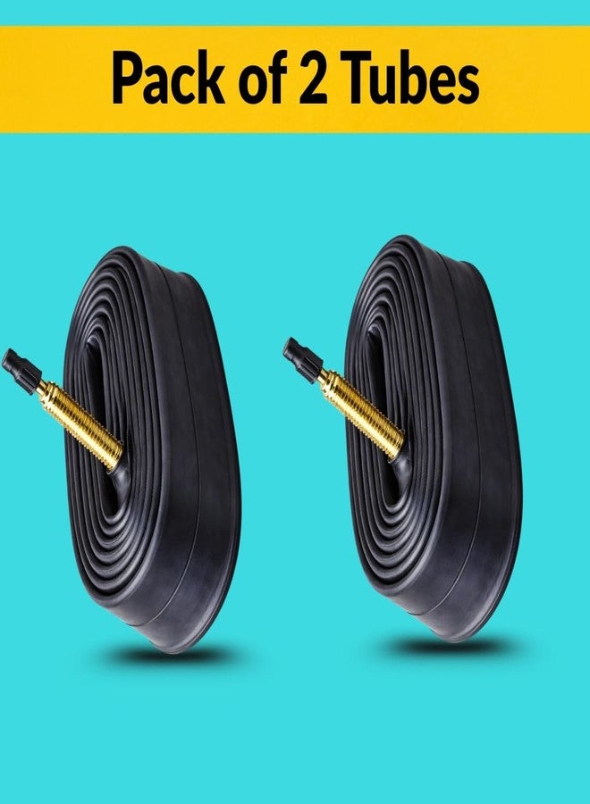FCCRACING Ralson 700×25C Bicycle Tube Set (Pack of 2) - Durable Inner Tubes for Road, Hybrid & City Bikes | Tube for Bicycle (Size-700 * 25) - Image 4