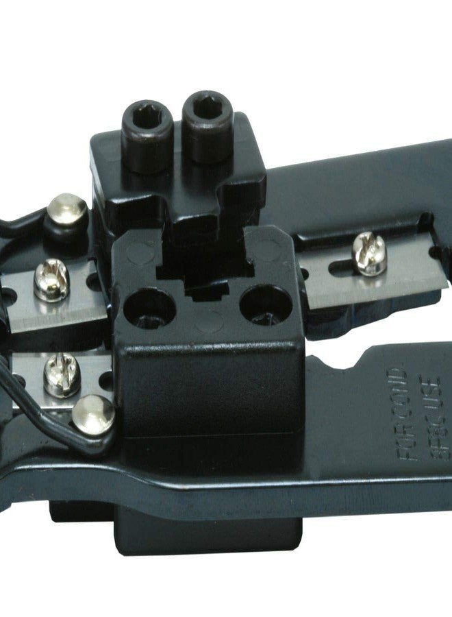 مونوبرايس أداة تجعيد كابلات الشبكة RJ-45 من مونوبرايس 8P8C - إطار فولاذي، مع دليل تشغيل، أسود/أزرق - Image 2