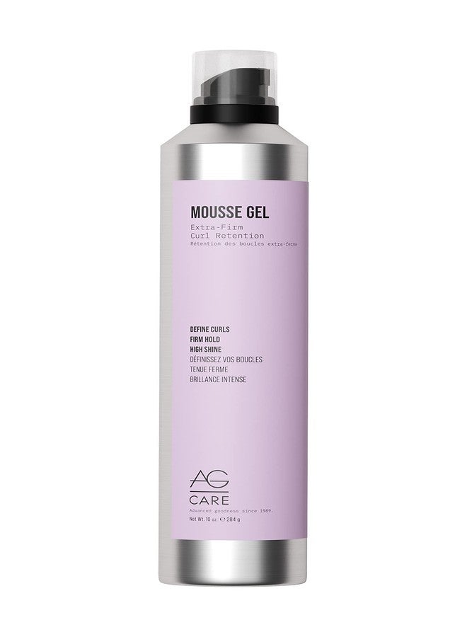 AG Care Curl Retention Mousse Gel with Exclusive Curl Creating Complex | Extra Firm Styling Mousse for Curly Hair, 10 Fl Oz - Image 1