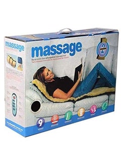Generic Full Body Massage Mat with 9 Temperatures, Easy to Store, Remote Control, Double Sided, Corded, White  - Image 2