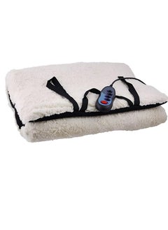 Generic Full Body Massage Mat with 9 Temperatures, Easy to Store, Remote Control, Double Sided, Corded, White  - Image 4