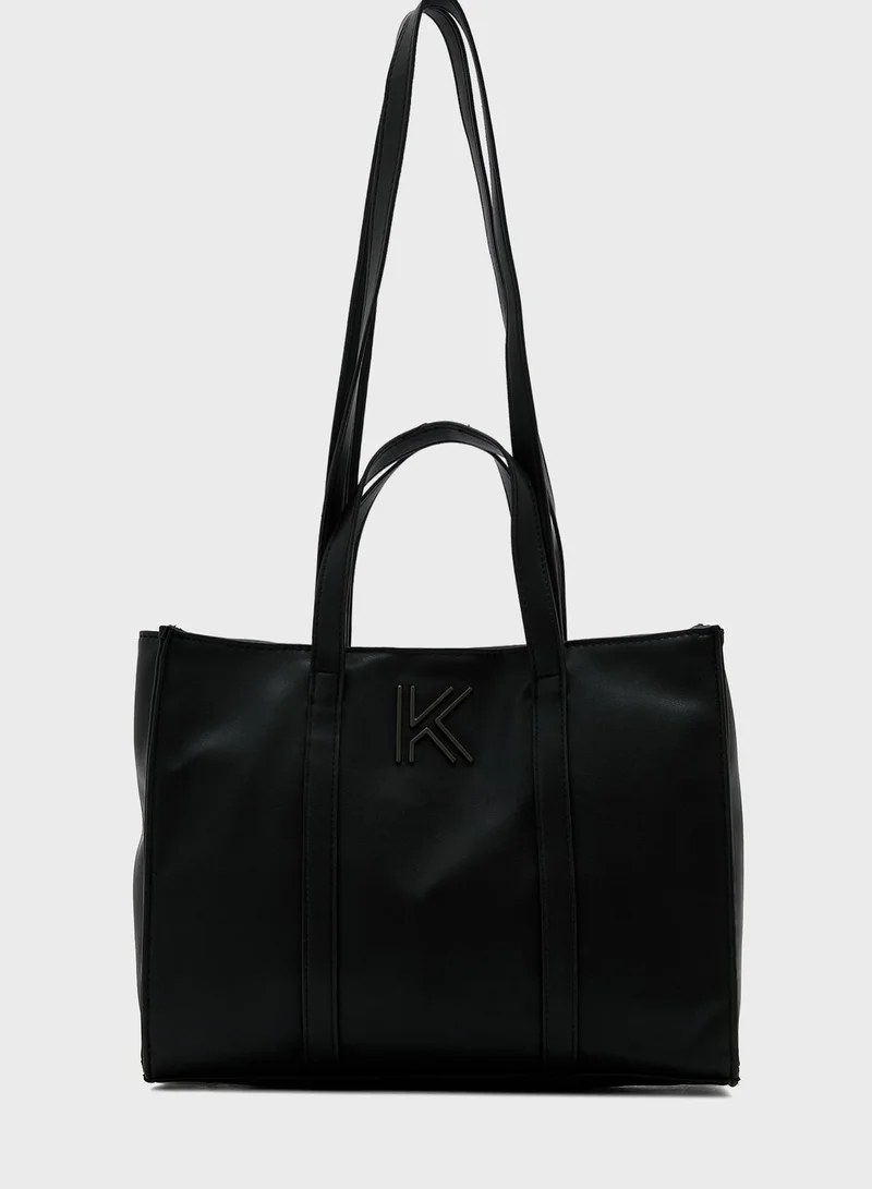 KENDALL + KYLIE Nash Double Handle Tote Bag