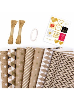 Generic Craft Paper Gift Wrap Set for Birthday, Baby Shower, Weddings, Graduations, All Occasion  50*70CM  - Image 2
