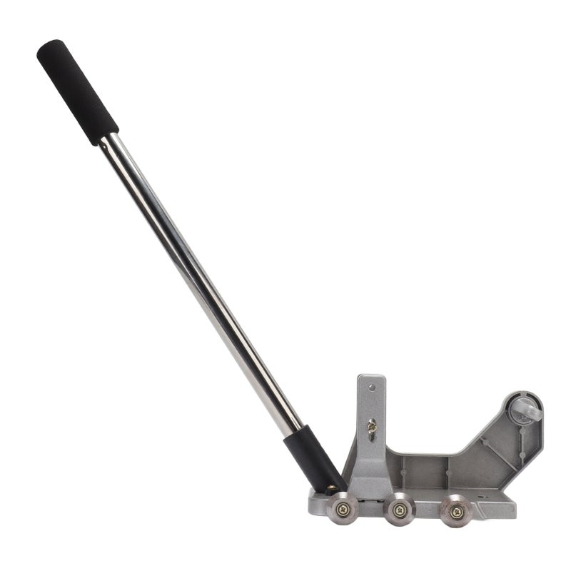 Tile Seam Cleaner Stand Adjustable Aluminum Alloy Angle Grinder Bracket - No Bending Hand Pusher Design Tile Cut Guide for 100 Angle Grinders - Image 2
