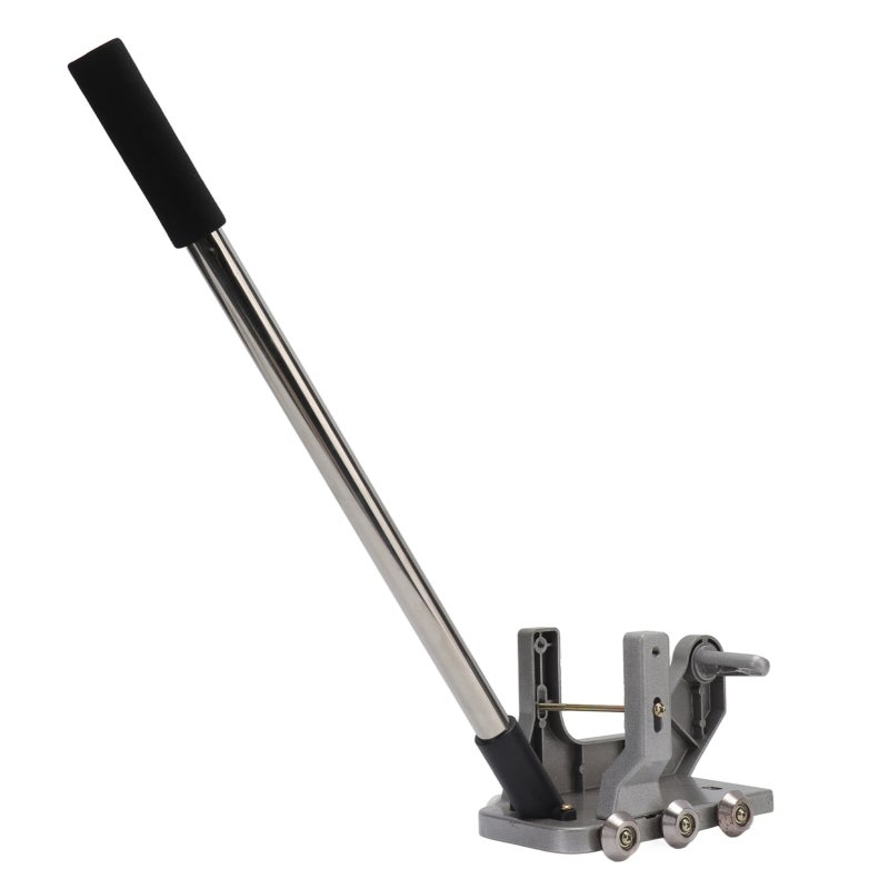 Tile Seam Cleaner Stand Adjustable Aluminum Alloy Angle Grinder Bracket - No Bending Hand Pusher Design Tile Cut Guide for 100 Angle Grinders - Image 3