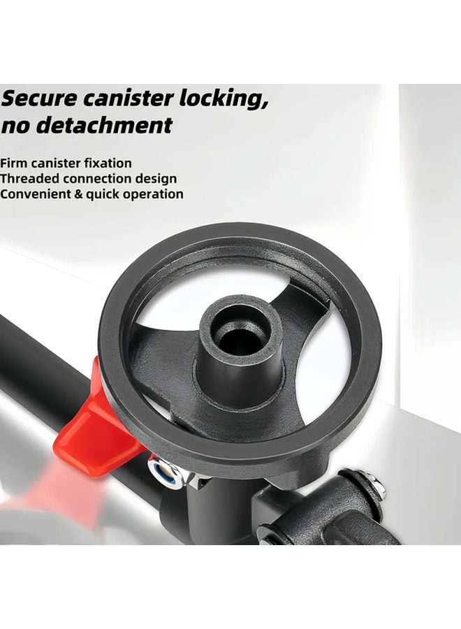 Modern Black Foam Gun 1pc Heavy Duty Extended Handle All Metal Trigger Pump Easy Clean For Home Renovation DIY Projects Air Conditioning Doors Windows - Image 5
