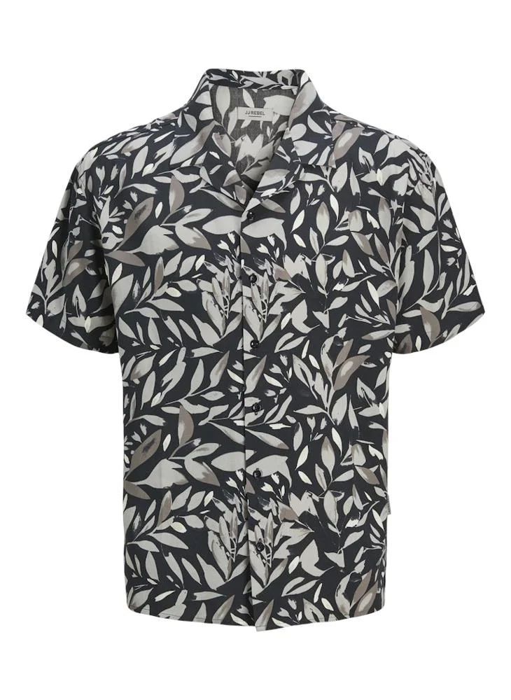 JJ Rebel Floral Printed Regular Fit Shirt