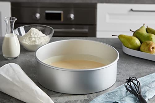 PME Professional Aluminum Round Cake Pan, 12 x 4 in,Silver - Image 2