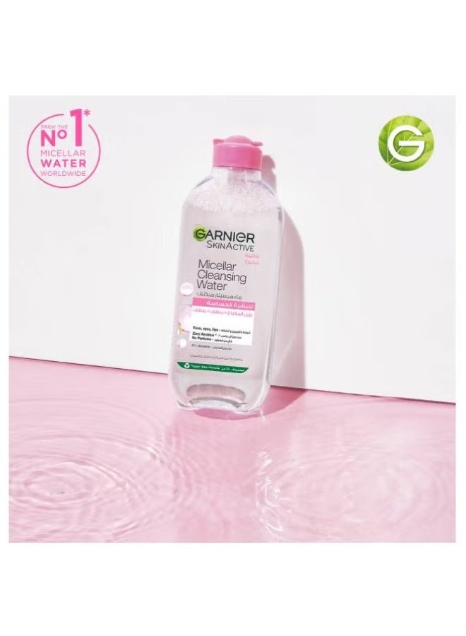 غارنييه ماء ميسيلار المنظف (للبشرة الحساسة) - Image 2