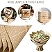 LeZakaa 20 Sheets Kraft Newsprint Flower Wrapping Paper Reversible Floral Bouquet Paper Brown Font Kraft Newsprint Design for Valentines Day Mothers Day Parties Birthdays Weddings Baby Shower - Image 4