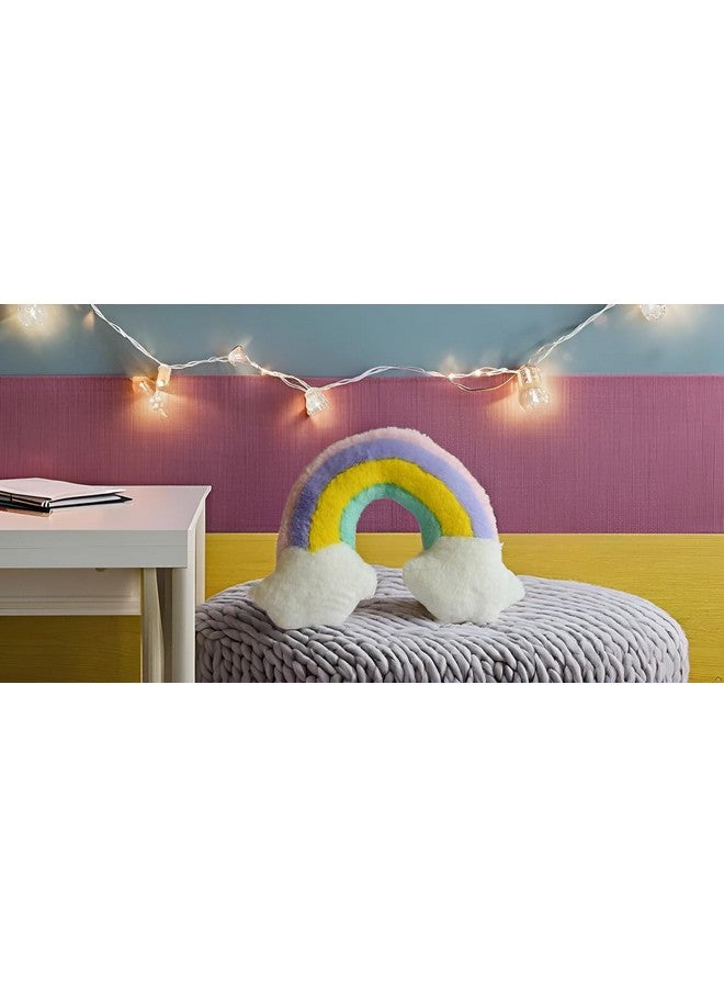 Mirada Rainbow Face Soft Toy |Vibrant and Soft Decorative Soft Toy for Kids |Cozy and Colorful Room Décor,Pillow Plush, Birthday Gift for Girls, Wife,Girlfriend, Husband, Return Gift Items Toy 40 cm - Image 4