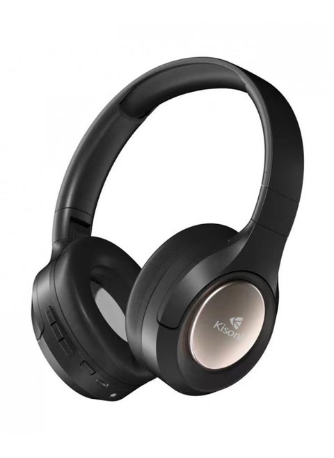 Kisonli А5 Bluetooth Headphones - Extra Subwoofer headset - Black