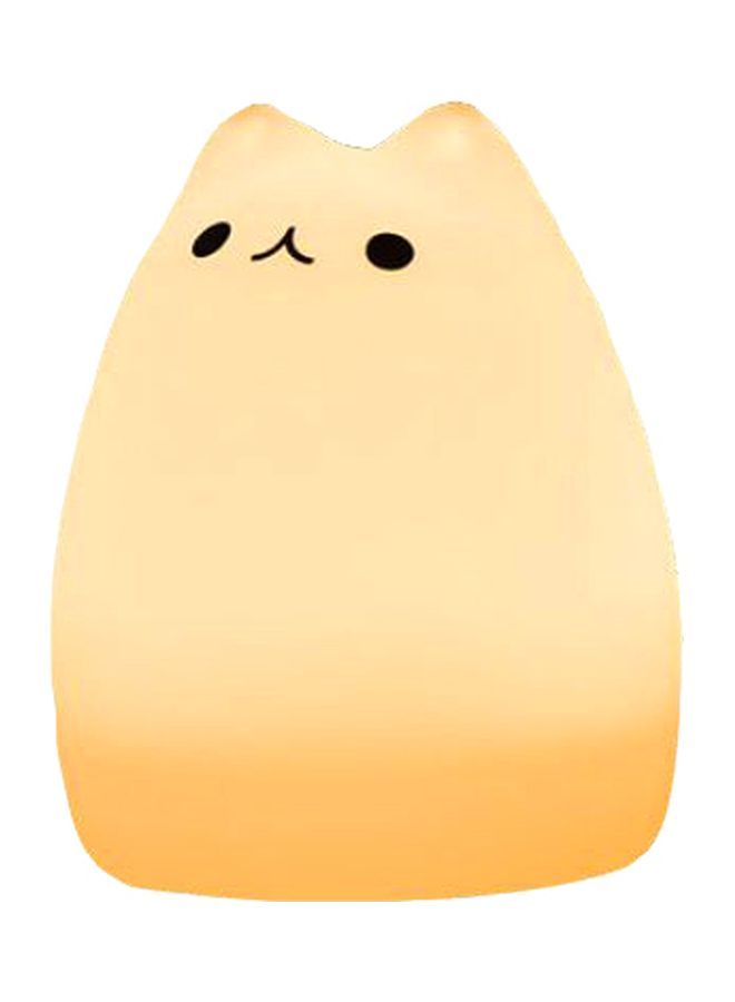 NIBEMINENT Animal Shaped Silicone Night Light Yellow