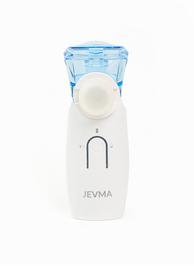 JEVMA - Portable Nebulizer for Adults and Children, Handheld Mesh Inhaler, Mini Ultrasonic Humidifier for Home and Travel Use, Mesh Inhalators with Masks and Mouthpieces - Image 1
