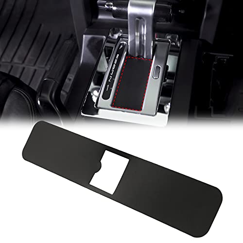 JDMON Compatible with AUTO Shifter Trim Blind Cover Shifter Protective Cover Ford Mustang 2006 2007 2008 2009 Automatic Shifter Trim Panel Shutter Cover - Image 1