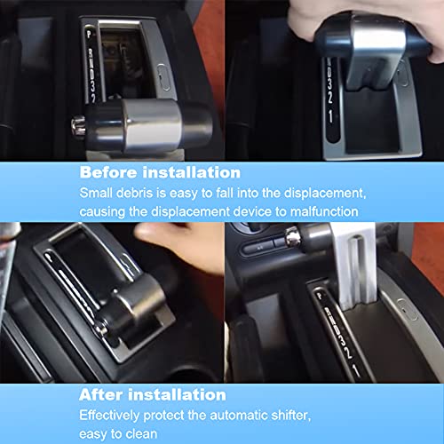 JDMON Compatible with AUTO Shifter Trim Blind Cover Shifter Protective Cover Ford Mustang 2006 2007 2008 2009 Automatic Shifter Trim Panel Shutter Cover - Image 3