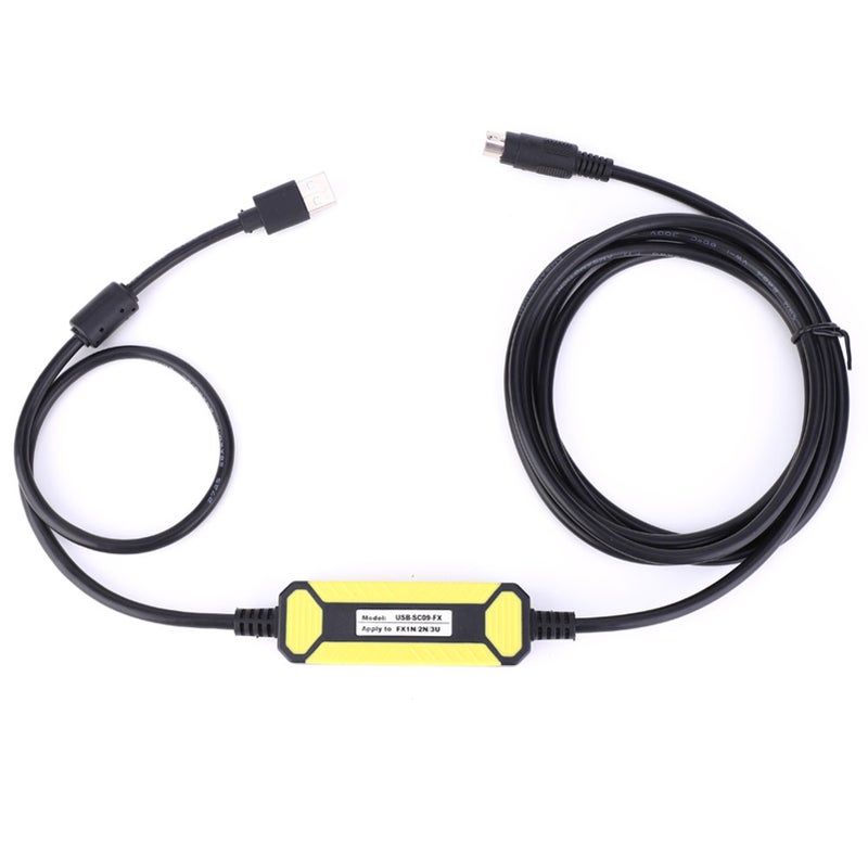 Programming Cable Fit for Mitsubishi FX1s 1n 2n 3U FX Series PLC  USB-SC09 FX 2.5 Meters - Image 5