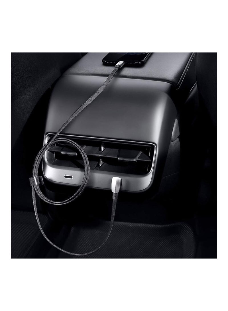 Charging Cable Fit for Tesla Model 3/Y Wall Connector Style PD QC3.0 (USB-C to USB-C) - Light on When Connects a Device