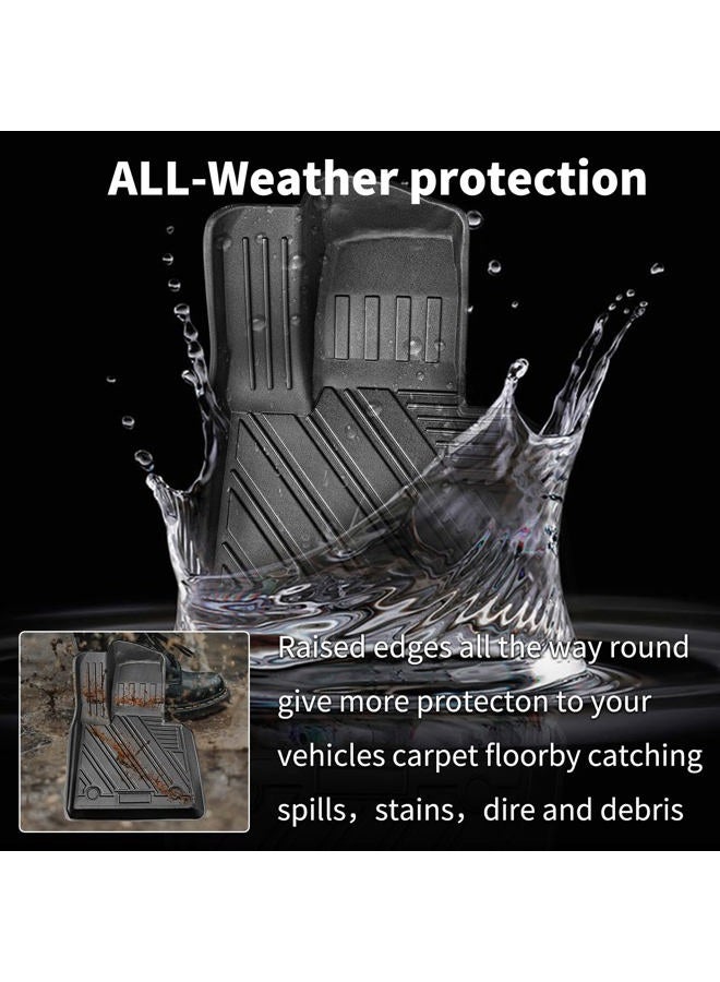 Yonugli Floor Mats and Cargo Mat Compatible for BMW X5 (GO5) 2019-2023 2024 All Weather TPE Rubber Protect Mat Odor-Free ，X5 Floor Mats Trunk Liner Full Set Accessories (BMW X5 Floor Mats+Cargo Liner) - Image 3