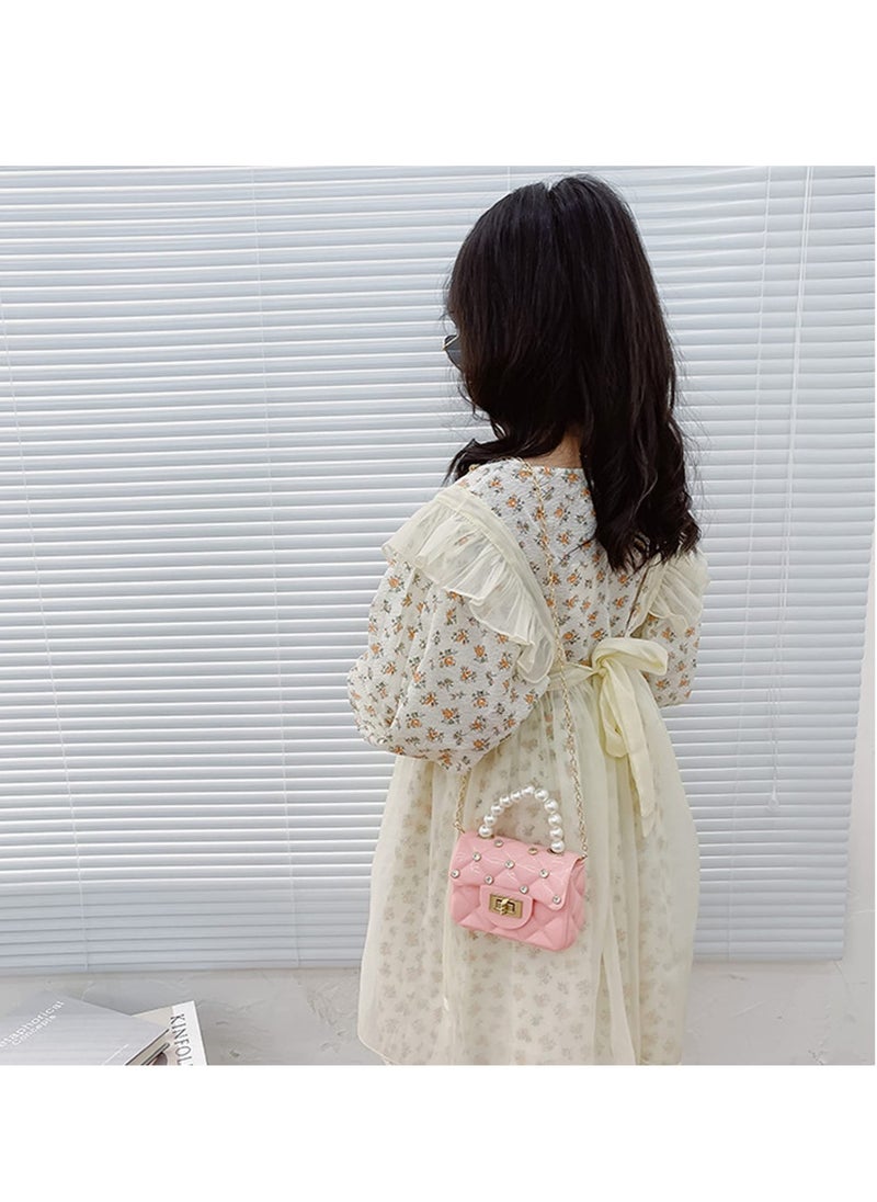 Excefore - 2 Pcs Mini Crossbody Purses, Little Girls Purses, Mini Shoulder Bag Crossbody Bag, Princess Bag, Perfect for Princesses - Image 1