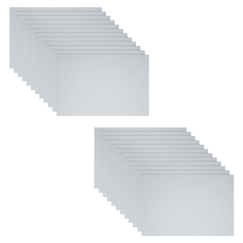 Kuber Industries PVC Fridge Mats - Multipurpose for Refrigerator, Kitchen Placemats, Shelf Liner - Set of 24 - White - Image 1