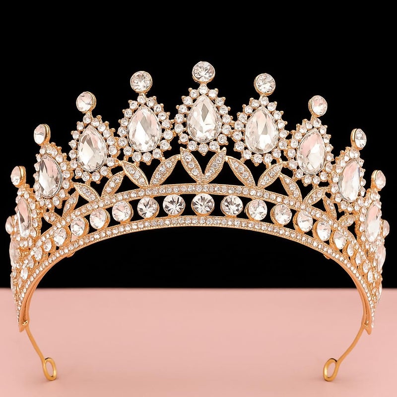 JPACO Retirement Tiara & Sash Set â€“ â€œThe Queen Has Retiredâ€ Crown & Sash for Parties, Events & Celebrations (Gold) - Image 5