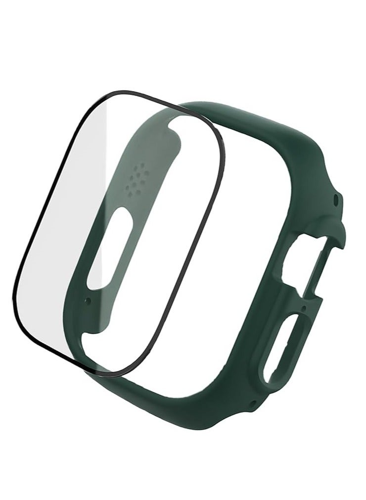 Strap Compatible with Apple Watch Ultra 49mm,Soft Silicone Sport Breathable Wristband Replacement Strap Men Women Strap With Protective Cover Screen Shockproof - Image 2