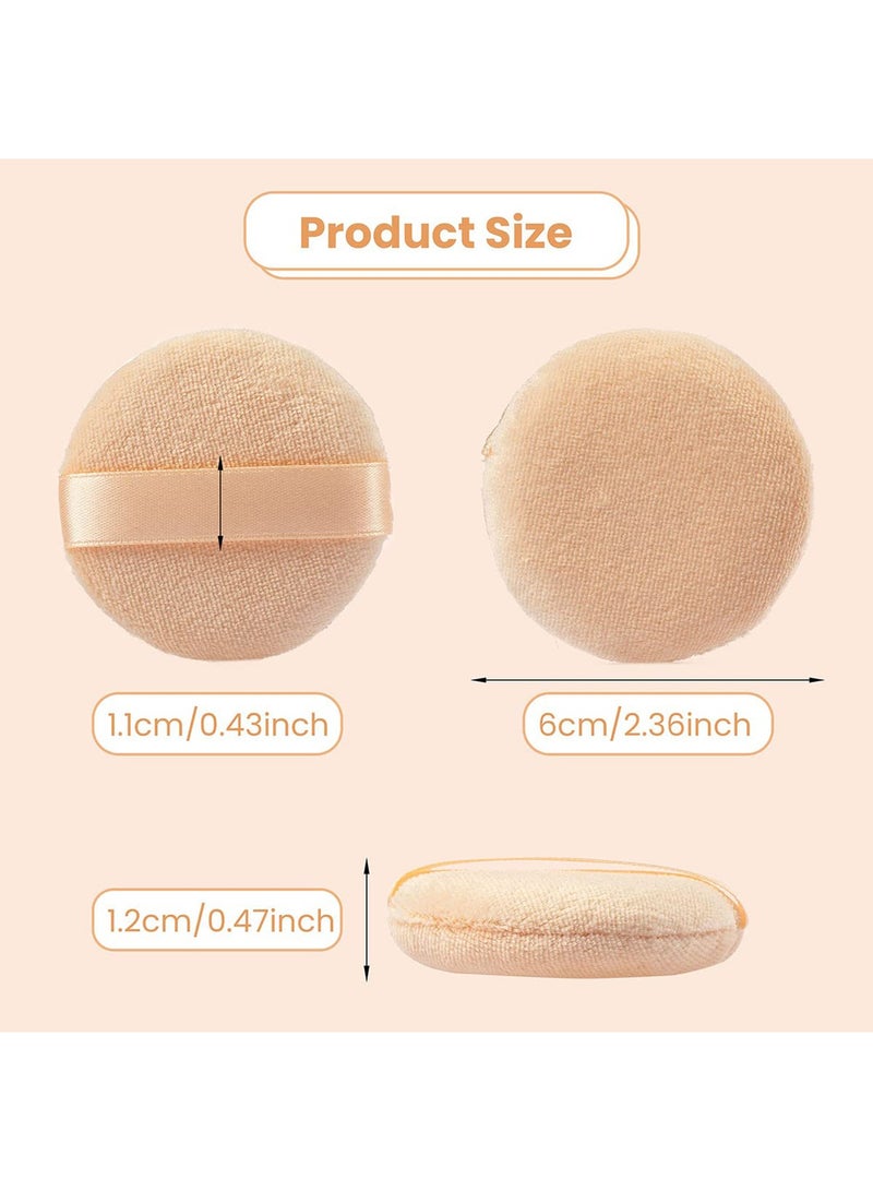 SYOSI Puff, Cosmetic Powder Puff Soft Sponge Foundation Makeup Tool 2.95 Inch Pure Cotton Powder Puff for Powder Foundation - Image 5