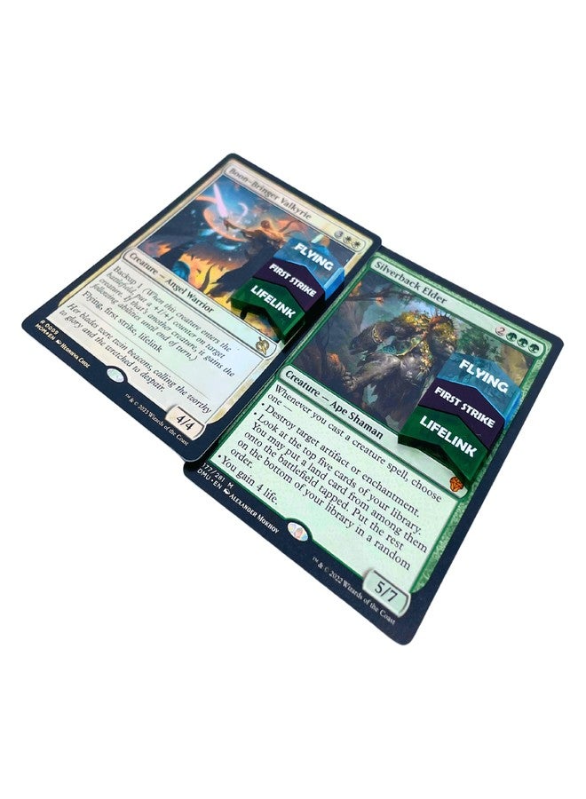 Futhark MTG Counters/Keyword Counters for Magic The Gathering - Set of 60 Color Coded MTG Tokens - Improved Gameplay with This Great Magic The Gathering Gift - Image 4