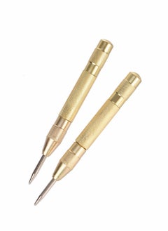 Y&D Automatic Center Punch, 5.1 Inch Adjustable Spring Loaded Hole for Steel, Wood, Plastic Brass Window Glass Crushing Hand Tool  - Image 1