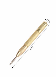 Y&D Automatic Center Punch, 5.1 Inch Adjustable Spring Loaded Hole for Steel, Wood, Plastic Brass Window Glass Crushing Hand Tool  - Image 3